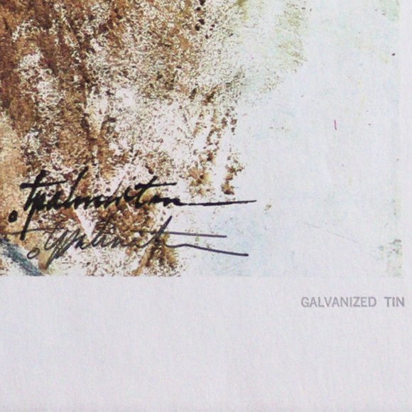 Thomas Palmerton "Galvanized Tin" Signed and Numbered Print - Picture 5 of 6